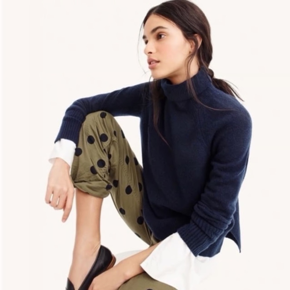 JCrew Wool Alpaca Blend Turtleneck Sweater XS